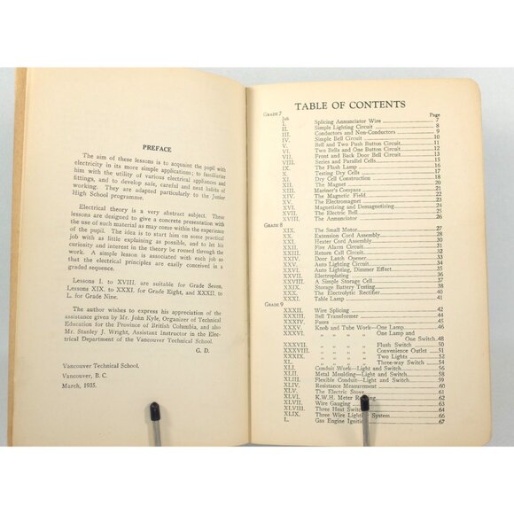 Progressive Technical Series: Junior Electricity, Clarke & Stuart Co 1935 1st Ed - Picture 4 of 10